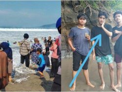 Wisatawan Hilang Terseret Ombak di Pantai Kebon Kalapa Karang Hawu